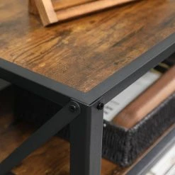 VASAGLE Lowboard »LTV094 / 095B01«, TV-Schrank, Fernsehtisch, TV-Regal, mit Ablagen, Stahlgestell, vintage -Vasagle Auslauf Geschäft ec2e4f26 2fa5 4d6d 8ea3 61a6c0650948