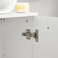 VASAGLE Waschbeckenunterschrank »BBK110W01« Badezimmerschrank mit Doppeltür, 60 x 30 x 63 cm, weiß -Vasagle Auslauf Geschäft edd2ede4 7492 41db af9f b6d46d70fda7