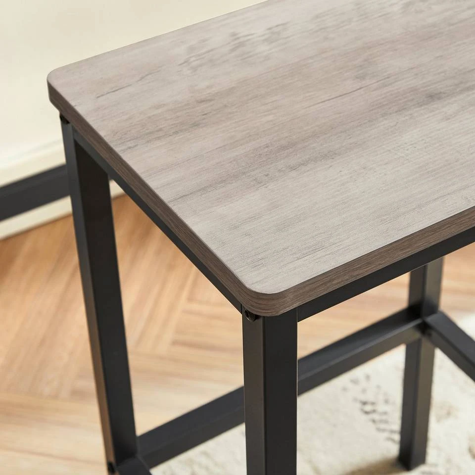 VASAGLE Barhocker »LBC65X LBC065B02«, 2er Set Barstühle, für Küche, Wohnzimmer, Esszimmer, Industrie-Design Greige, Vintage 18 VASAGLE Barhocker »LBC65X LBC065B02«, 2er Set Barstühle, für Küche, Wohnzimmer, Esszimmer, Industrie-Design Greige, Vintage – Bild 16