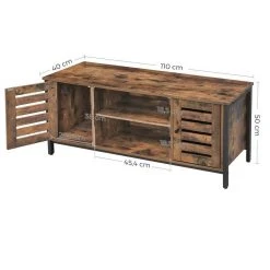VASAGLE Lowboard »LTV43BX / MB«, TV-schrank, Fernsehtisch, mit 2 Schränken und 2 Regalebenen, 110 x 40 x 50 cm, Industrie-Design Greige-Schwarz, Vintage 21 VASAGLE Lowboard »LTV43BX / MB«, TV-schrank, Fernsehtisch, mit 2 Schränken und 2 Regalebenen, 110 x 40 x 50 cm, Industrie-Design Greige-Schwarz, Vintage -Vasagle Auslauf Geschäft f34f5801 0efe 4682 ab37 4619abdb7013