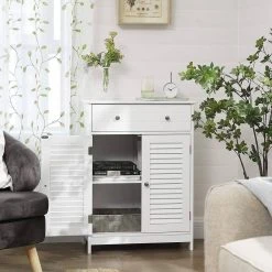 VASAGLE Badkommode »BBC51WT«, Badschrank, 60 x 30 x 80 cm, mattweiß -Vasagle Auslauf Geschäft f5676238 987d 4a3c acd5 448e11a0d487