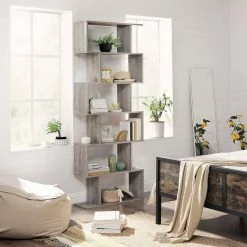 VASAGLE Bücherregal »LBC61BX LBC61WT LBC061M01 LBC41BX«, Standregal, Würfelregal, 4 Fächer, vintage Grau, Weiß 51 VASAGLE Bücherregal »LBC61BX LBC61WT LBC061M01 LBC41BX«, Standregal, Würfelregal, 4 Fächer, vintage Grau, Weiß -Vasagle Auslauf Geschäft f72ae9df b68e 433c 88ab a86c3163a8ef