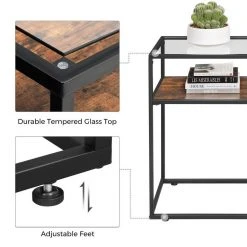 VASAGLE Konsolentisch »LNT10BX«, Konsolentisch, Beistelltisch, Sofatisch, vintage 11 VASAGLE Konsolentisch »LNT10BX«, Konsolentisch, Beistelltisch, Sofatisch, vintage -Vasagle Auslauf Geschäft fdf15523 c492 4577 a5ea bcd8c4742127