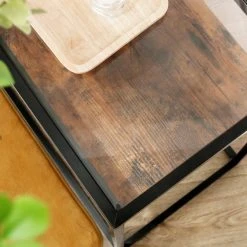 VASAGLE Konsolentisch »LNT11BX«, Konsolentisch im Industrie Design, Glastisch, vintage -Vasagle Auslauf Geschäft fe538d05 a3ec 4332 abf0 0bbdcf588f83