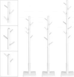 VASAGLE Garderobenständer »RCR010W02«, Kleiderständer, Massivholz, freistehend, Baumform, 8 Haken für Jacken, weiß -Vasagle Auslauf Geschäft ff53ba98 80ff 4a54 8ae8 847ff6388145
