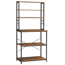 VASAGLE Küchenregal »KKS019B01«, Standregal mit Ablagen, mit 6 Haken und Metallrahmen, für Mikrowelle, Kochutensilien, vintage 15 VASAGLE Küchenregal »KKS019B01«, Standregal mit Ablagen, mit 6 Haken und Metallrahmen, für Mikrowelle, Kochutensilien, vintage -Vasagle Auslauf Geschäft ffd8767a 39a5 49dc 9426 0e613b2c3160